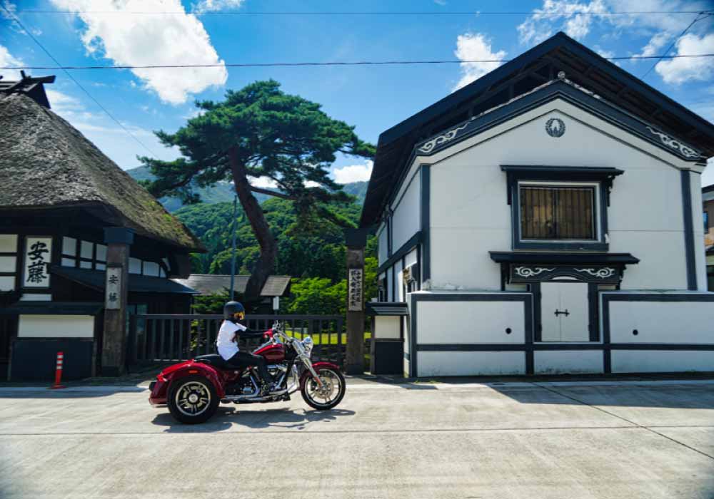 七ヶ宿町の全景